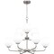 Quoizel Nielson Chandelier 9 Lights Brushed Nickel NIE5028BN - alternate 6